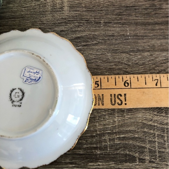 Vtg Giftcraft Ceramic Pitcher with Saucer - Picture 7 of 12